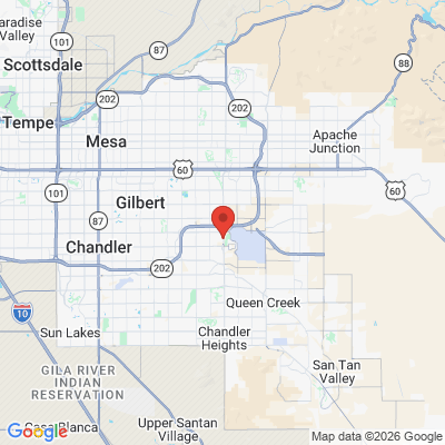 Map to  office in Gilbert, AZ