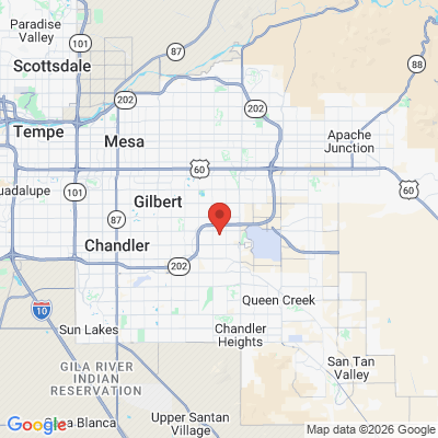 Map to  office in Gilbert, AZ