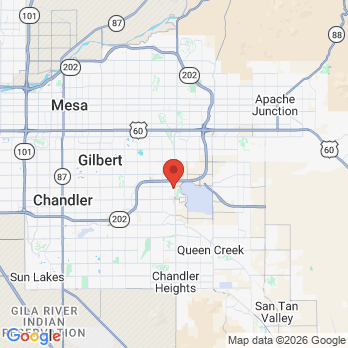 Map to Dental Views/Willowview Dental Care office in Gilbert, AZ