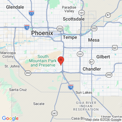 Map to  office in Phoenix, AZ