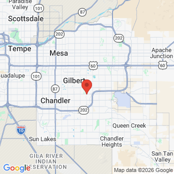 Map to Gilbert Smiles office in Gilbert, AZ