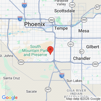 Map to Douglas A. Pulsipher, DDS, PLLC office in Phoenix, AZ