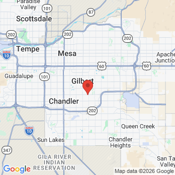 Map to simon dental care office in GILBERT, AZ