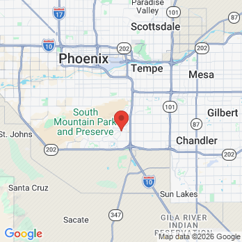 Map to Healthy Smiles office in Phoenix, AZ
