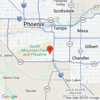 Map to Atrium Dental office in Phoenix, AZ