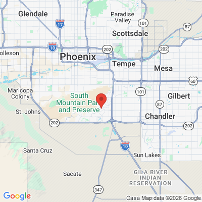 Map to  office in Phoenix, AZ