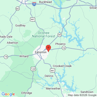 Map to  office in Eatonton, GA