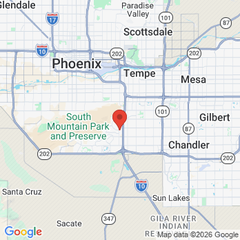 Map to Dental By Design office in Phoenix, AZ