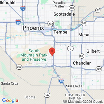 Map to Dental by Design office in Phoenix, AZ
