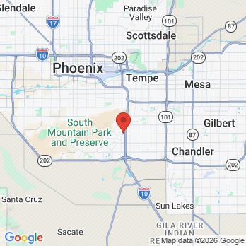 Map to Valley Dentures and Implants office in Phoenix, AZ