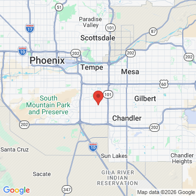 Map to  office in Tempe, AZ