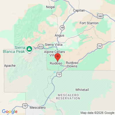 Map to  office in Ruidoso, NM