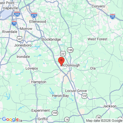 Map to  office in Mc Donough, GA