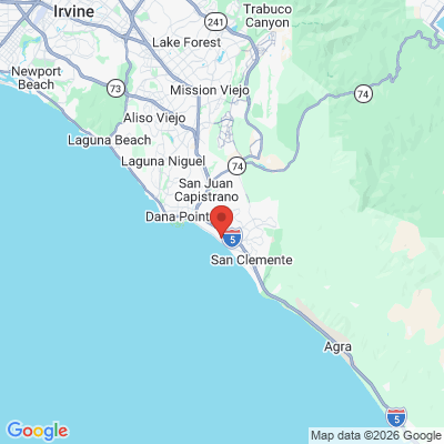 Map to Dr. Erini P Redmond DDS office in San Clemente, CA
