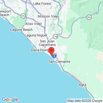 Map to Dr. Erini P Redmond DDS office in San Clemente, CA