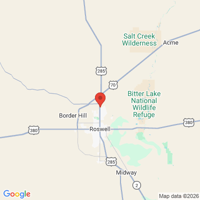 Map to  office in Roswell, NM