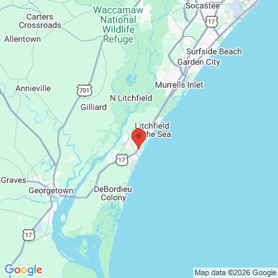 Map to  office in Pawleys Island, SC