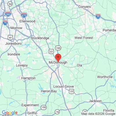 Map to  office in Mcdonough, GA