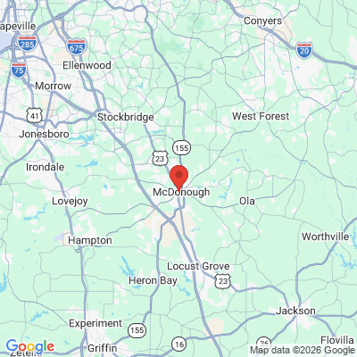 Map to  office in Mc Donough, GA