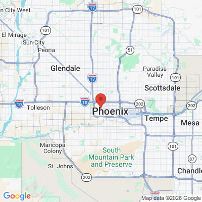 Map to  office in Phoenix, AZ