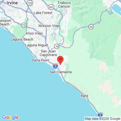Map to Brandon Curfew office in San Clemente, CA
