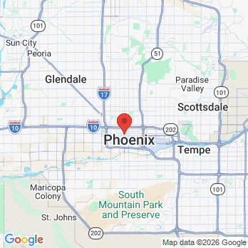 Map to Anytime Dental office in Phoenix, AZ