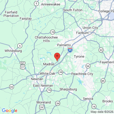 Map to  office in Newnan, GA