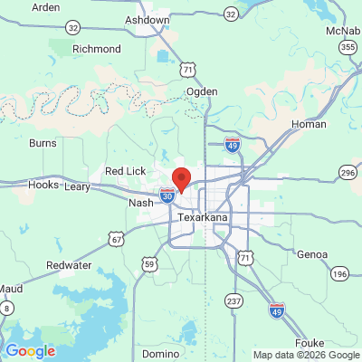 Map to  office in Texarkana, TX