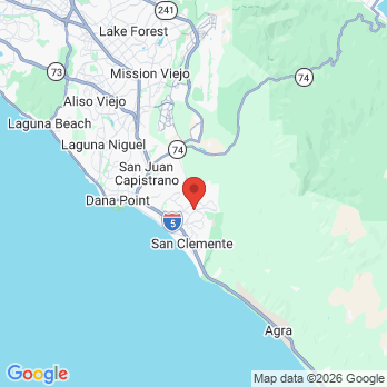 Map to SC Dental Corp office in San Clemente, CA