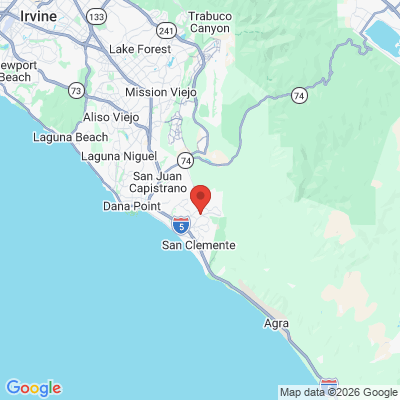 Map to SC Dental Corp office in San Clemente, CA