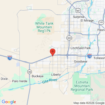 Map to  office in Buckeye, AZ