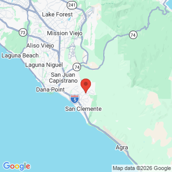 Map to Michael Shannon Professional Dental Co office in San Clemente, CA
