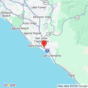 Map to Eric Johnson DDS office in San Clemente, CA