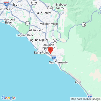 Map to David A. Buchan, DDS office in San Clemente, CA