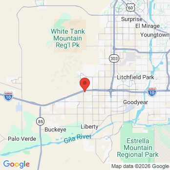 Map to Dentists at Buckeye Commons office in Buckeye, AZ