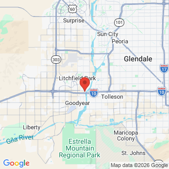 Map to Apple Tree Dental Studio office in Avondale, AZ
