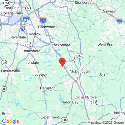 Map to  office in Mc Donough, GA