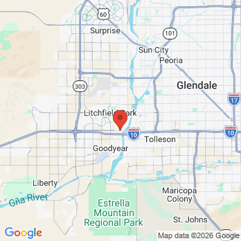 Map to Desert Valley Pediatric Dentistry - Avondale office in Avondale, AZ