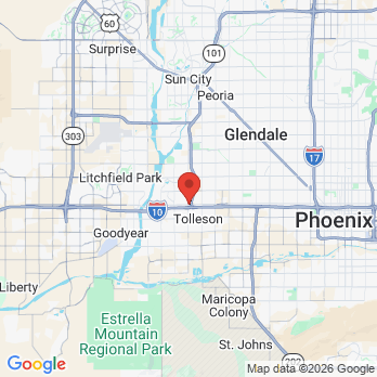 Map to Westwind Dental Tolleson office in Tolleson, AZ