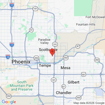 Map to  office in Scottsdale, AZ