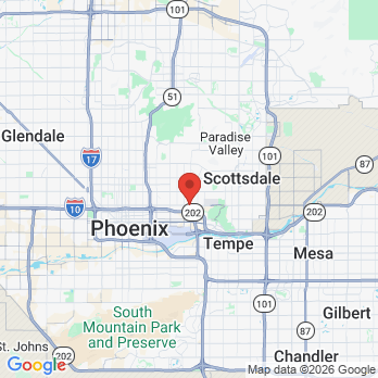 Map to Risas Dental and Braces-Arcadia office in Phoenix, AZ
