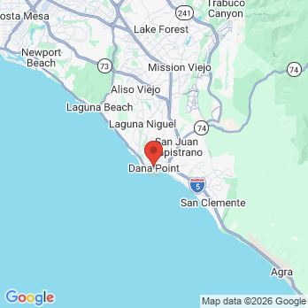 Map to Jeffrey R. Kindseth, DDS, Apc. office in Dana Point, CA