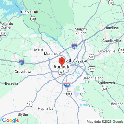 Map to  office in Augusta, GA