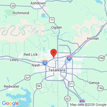 Map to Pop Up Smiles  Texarkana office in Texarkana, CA