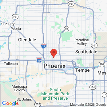 Map to Sonora Dental Group office in Phoenix, AZ