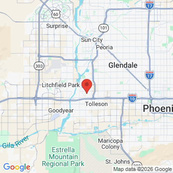 Map to Summit Family Dentistry office in Avondale, AZ