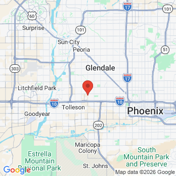 Map to Kids Connection Dental & Braces office in Phoenix, AZ