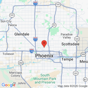 Map to Radiant Smiles Phoenix office in Phoenix, AZ