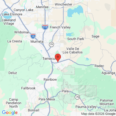 Map to  office in Temecula, CA