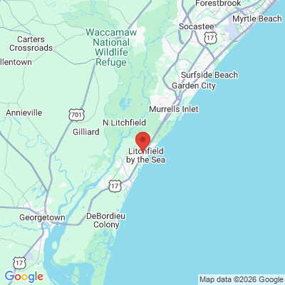 Map to  office in Pawleys Island, SC